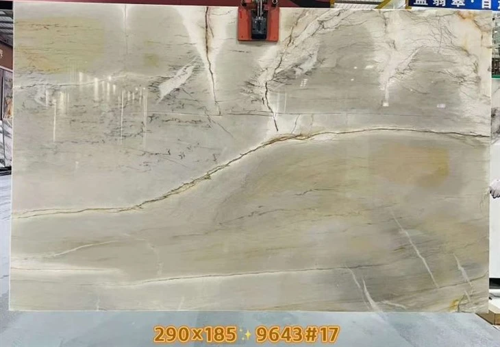 Grey Quartzite with Yellow Veins Flooring